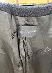 medium black rena lange maxi coat image 8