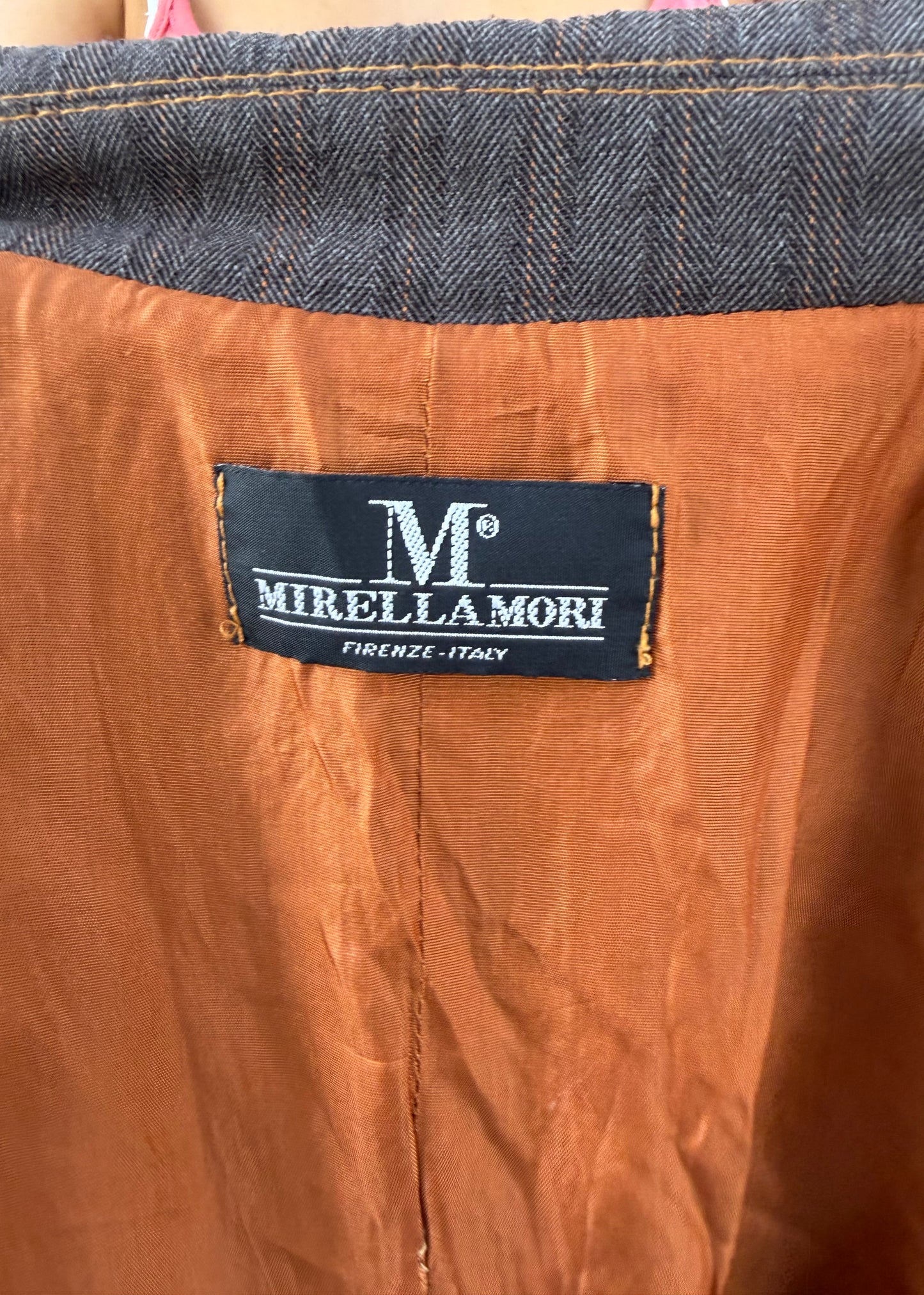 medium brown mirella mori blazer image 8