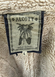 large grey alcott shearling style jacket image 8