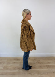 medium brown westwide classic faux fur jacket image 5
