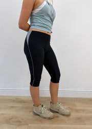 small/medium black nike cropped leggings