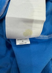 small blue nike zip up playsuit
