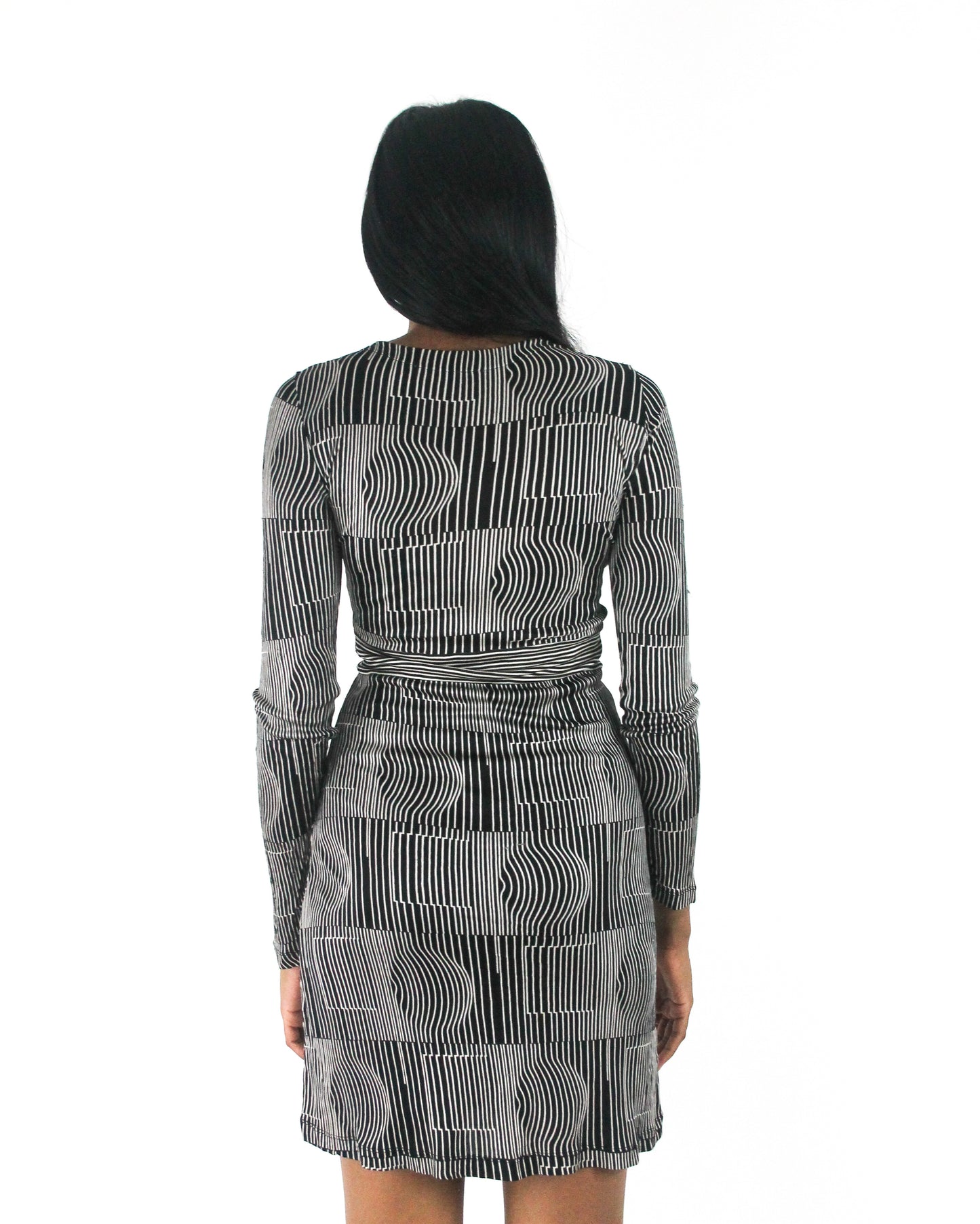 office siren | small custo barcelona grey graphic dress — final ecom crop