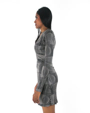 office siren | small custo barcelona grey graphic dress — final ecom crop