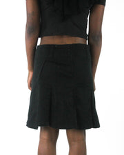 office siren | small black pleated mini skirt — final ecom crop
