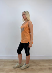 medium orange chloé tank top