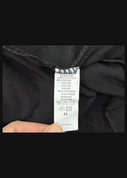 small/medium black halterneck midi dress – label photo