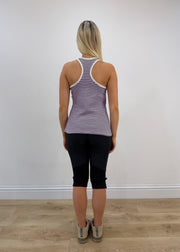 medium purple striped tank top