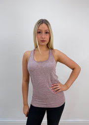 small/medium purple fitted workout top