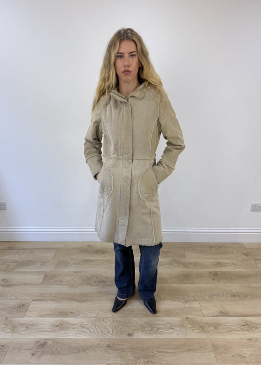 medium beige pimkie coat photo 1