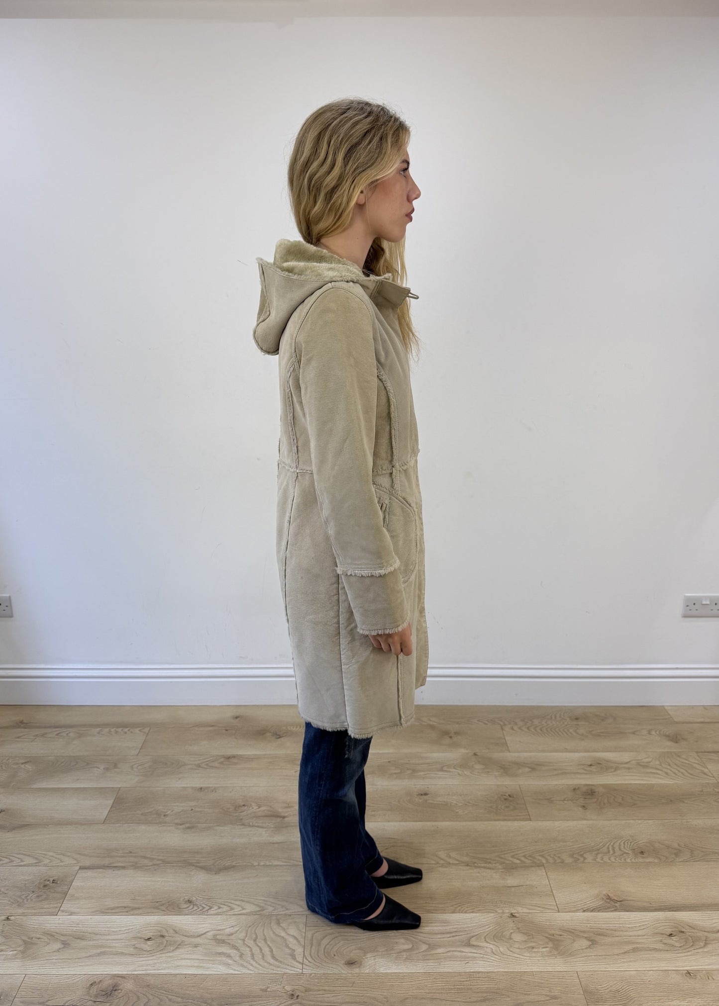 medium beige pimkie coat photo 6