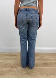 small blue Miss Sixty denim jeans back view
