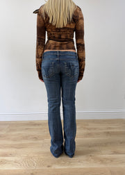 small blue Miss Sixty jeans back view
