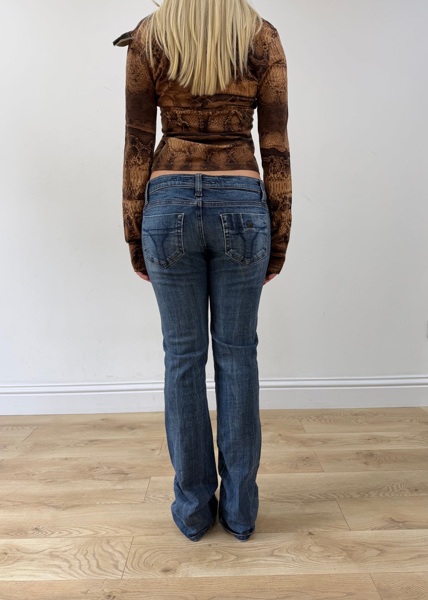 small blue Miss Sixty jeans back view