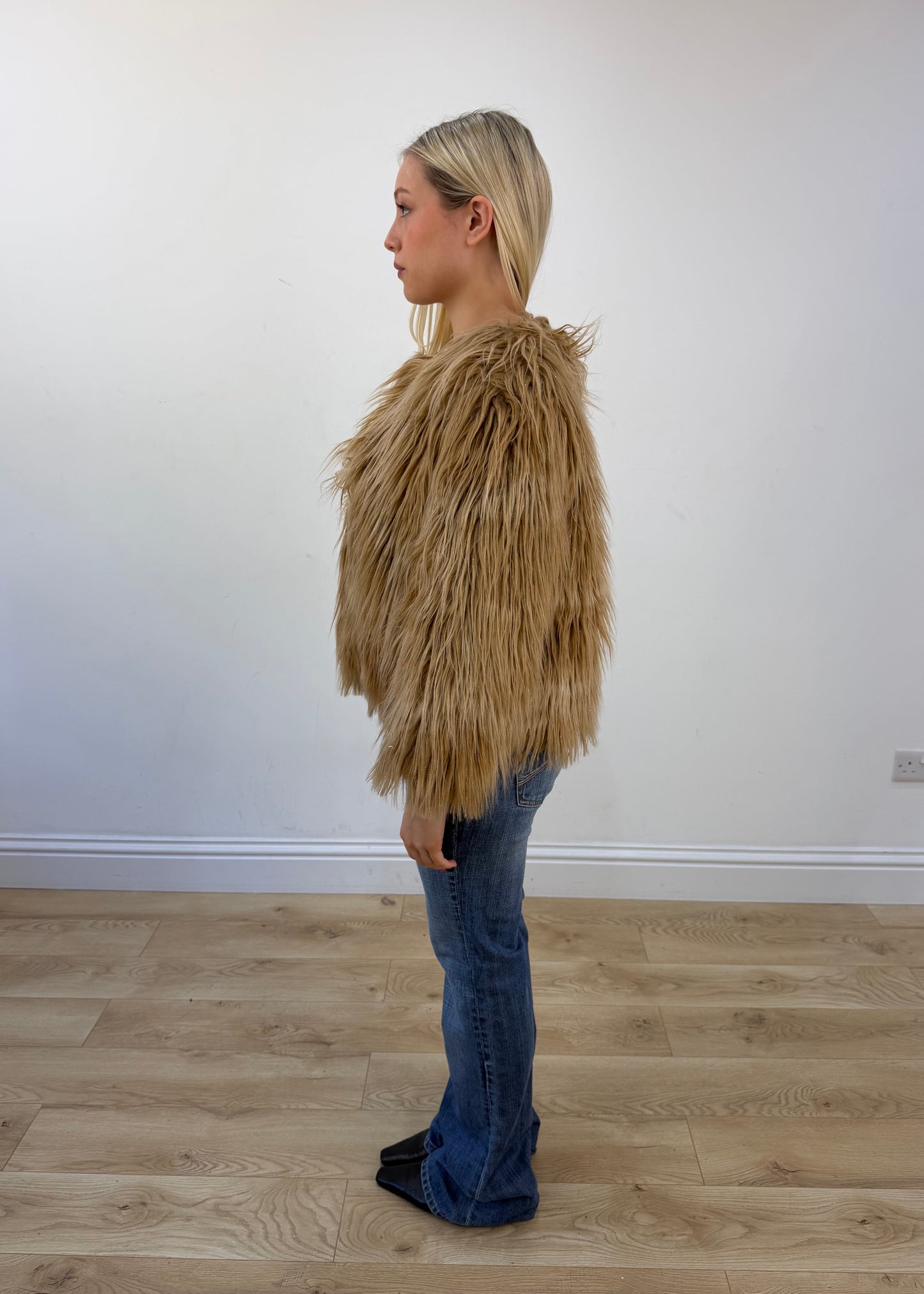 small brown faux fur jacket 5