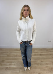 small white m. elysee puffer jacket front