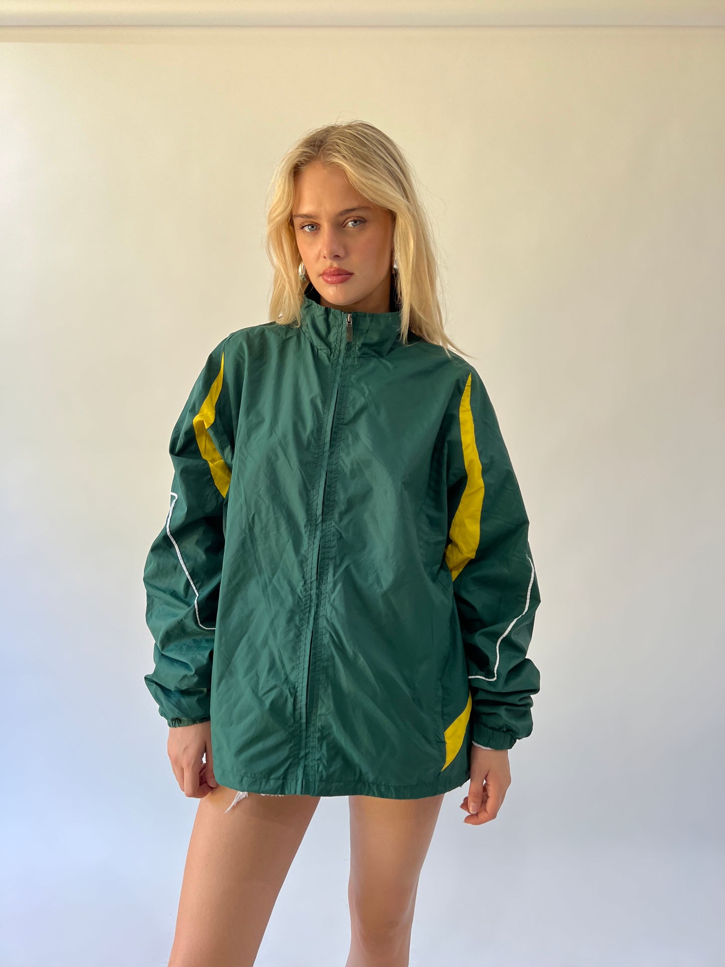 back to school drop green and yellow south africa track jacket detail