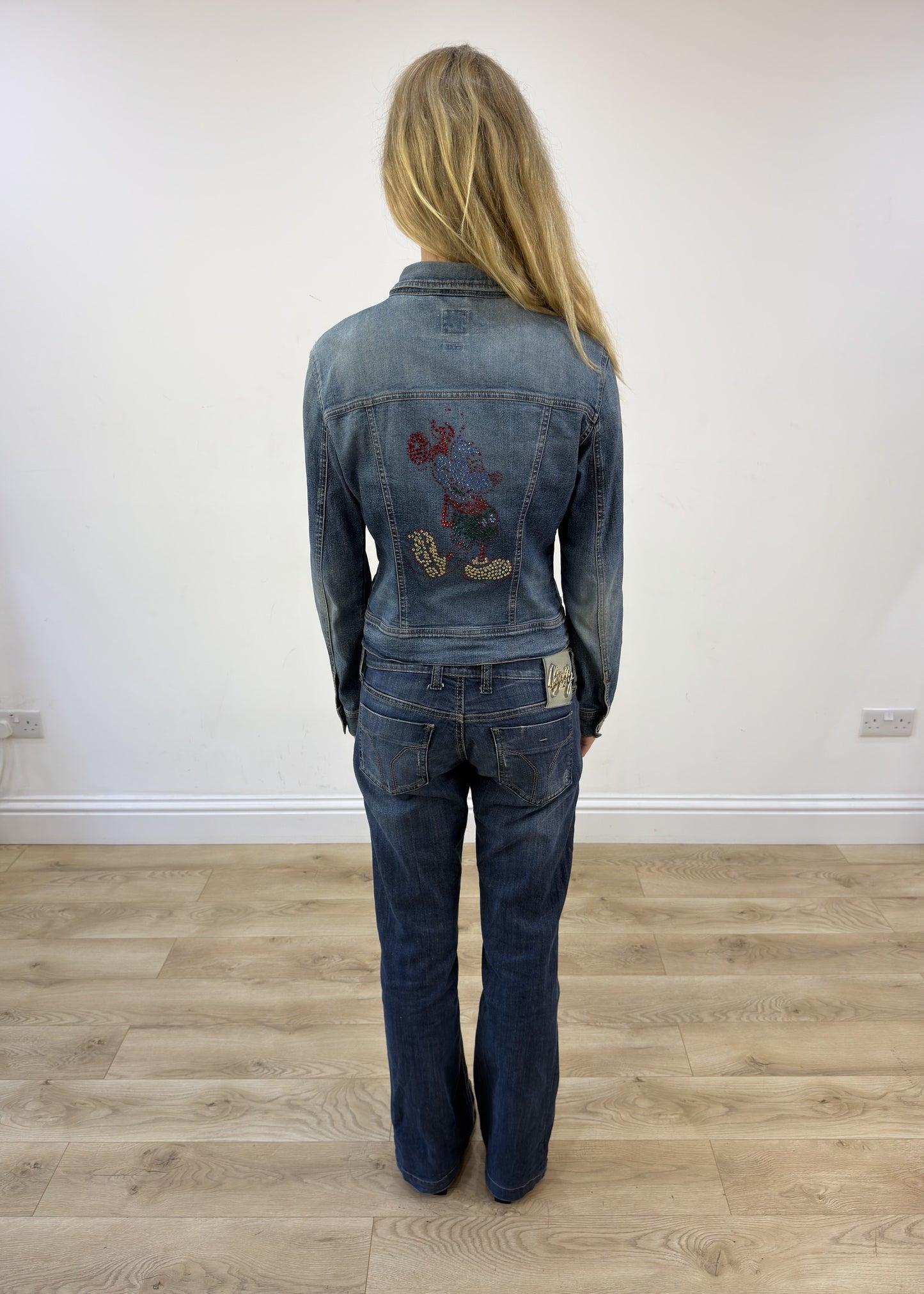 Medium blue Miss Sixty denim jacket view 7