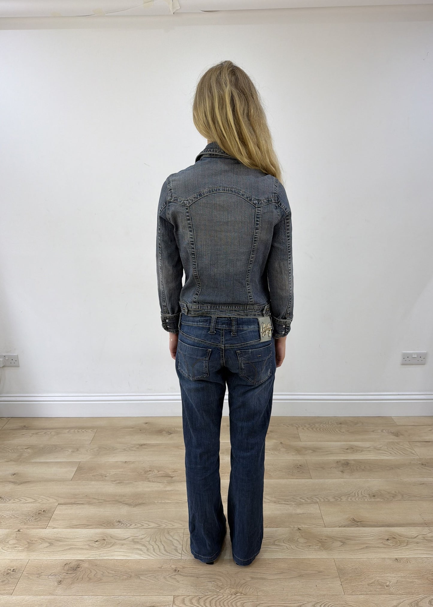 small light blue bay denim jacket photo 7