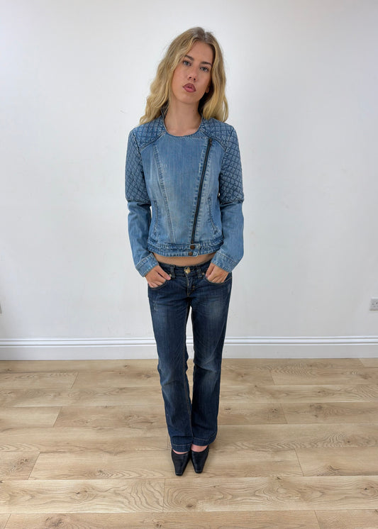 small blue Pimkie denim jacket front