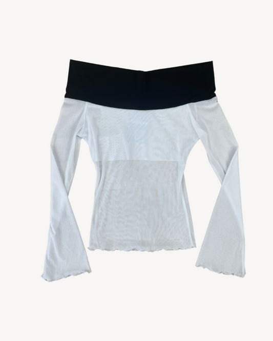 the mila in white - black