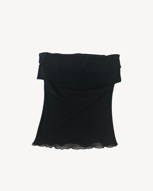 the mila bandeau in black