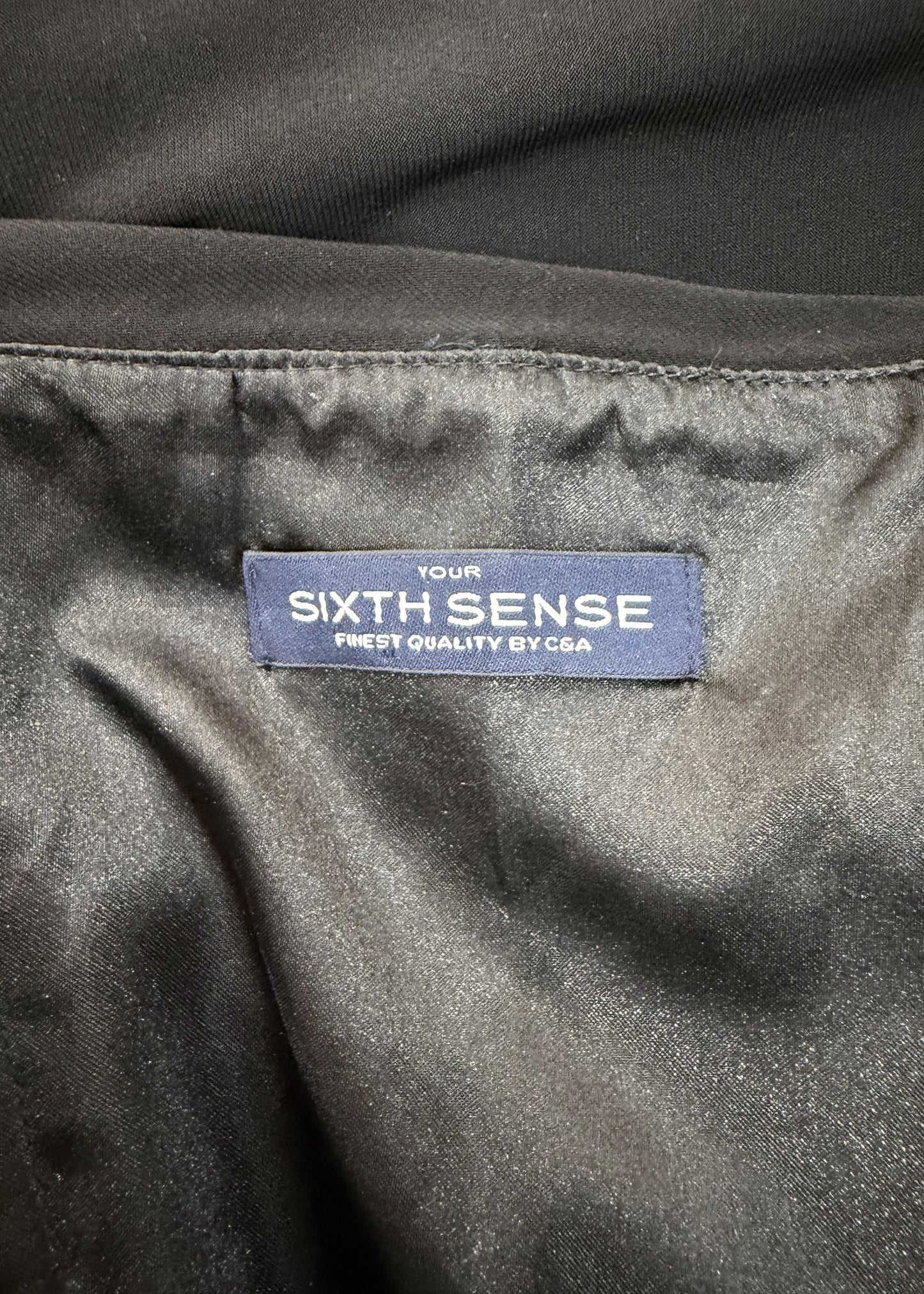 small black bandeau mini dress label