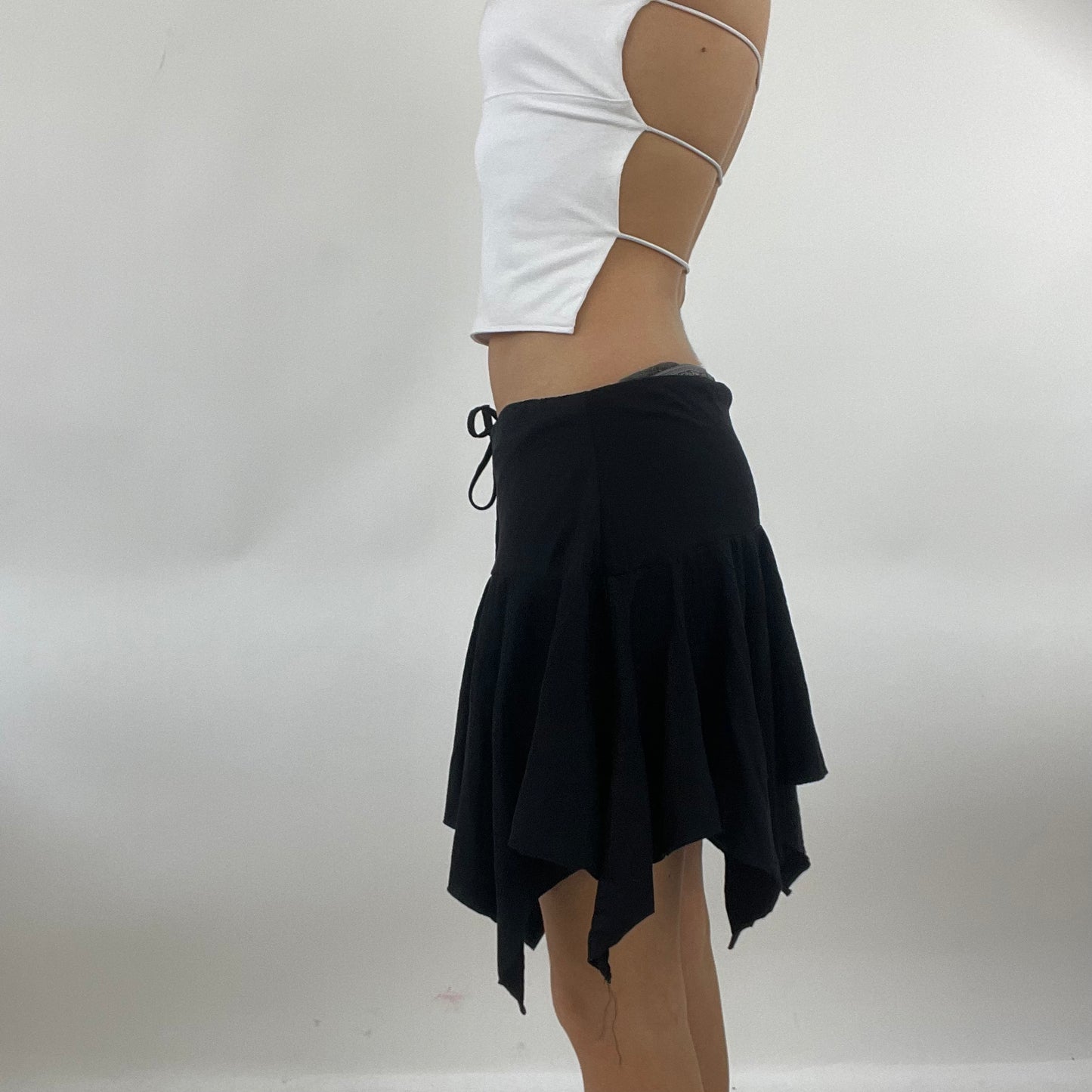 black playboy skirt