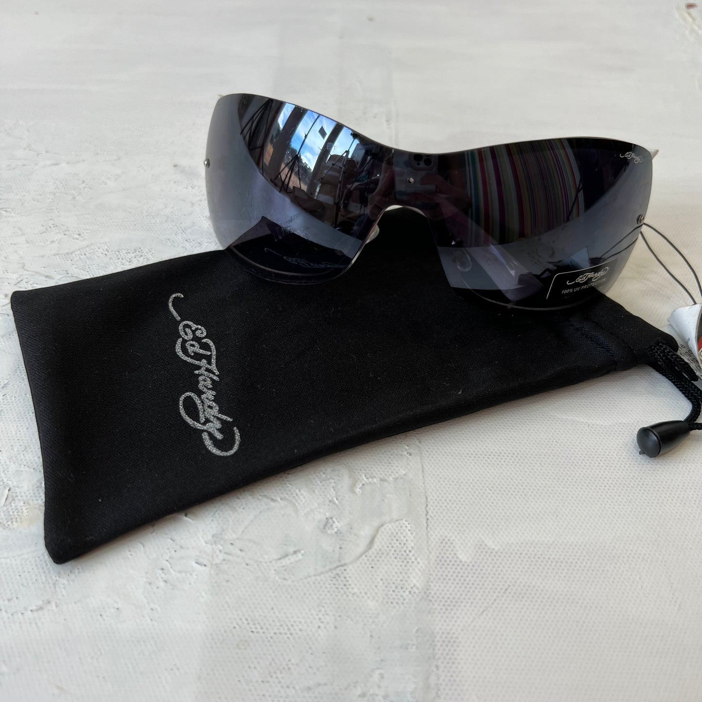 white ed hardy sunglasses