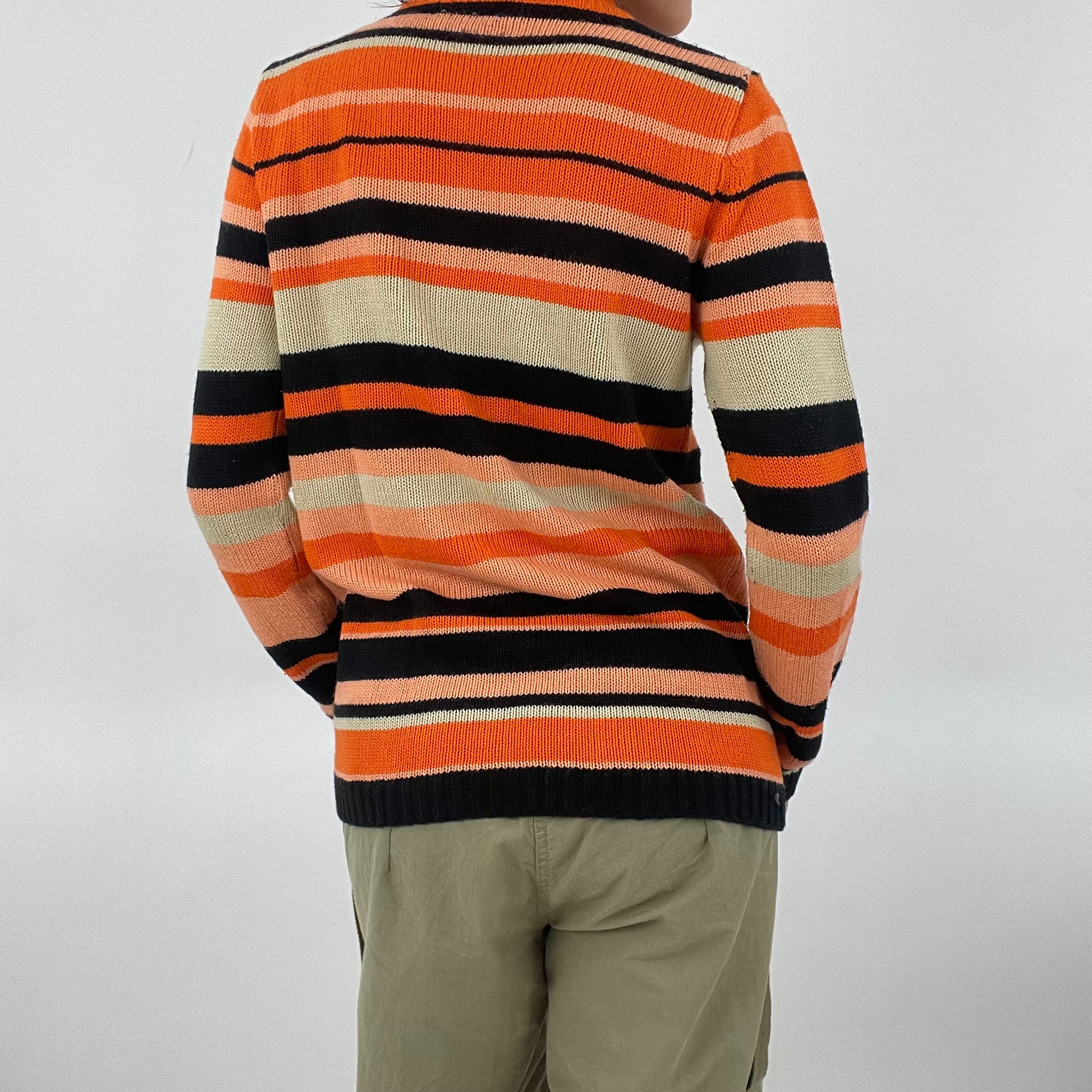 Orange and black sweater shop