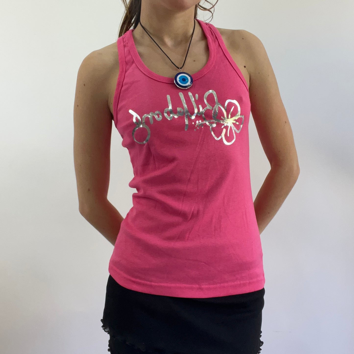 pink billabong tank