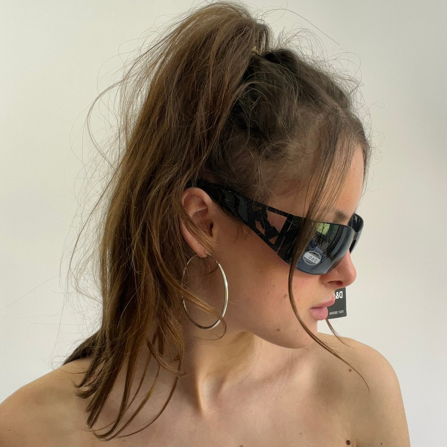 matte black dolce & gabbana style sunglasses