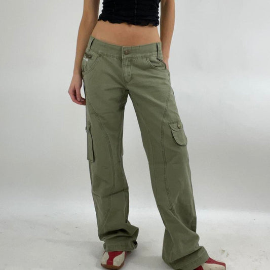 💻‼️ khaki cargo trousers