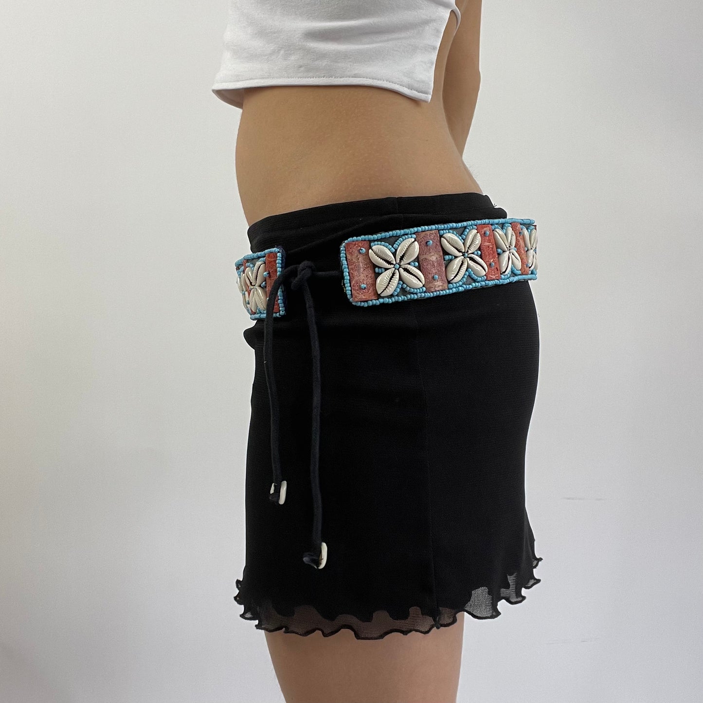 🐚 blue and red shell belt