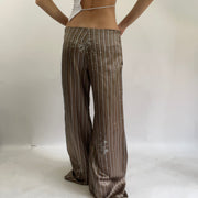 💻‼️ #04 silky stripy trousers