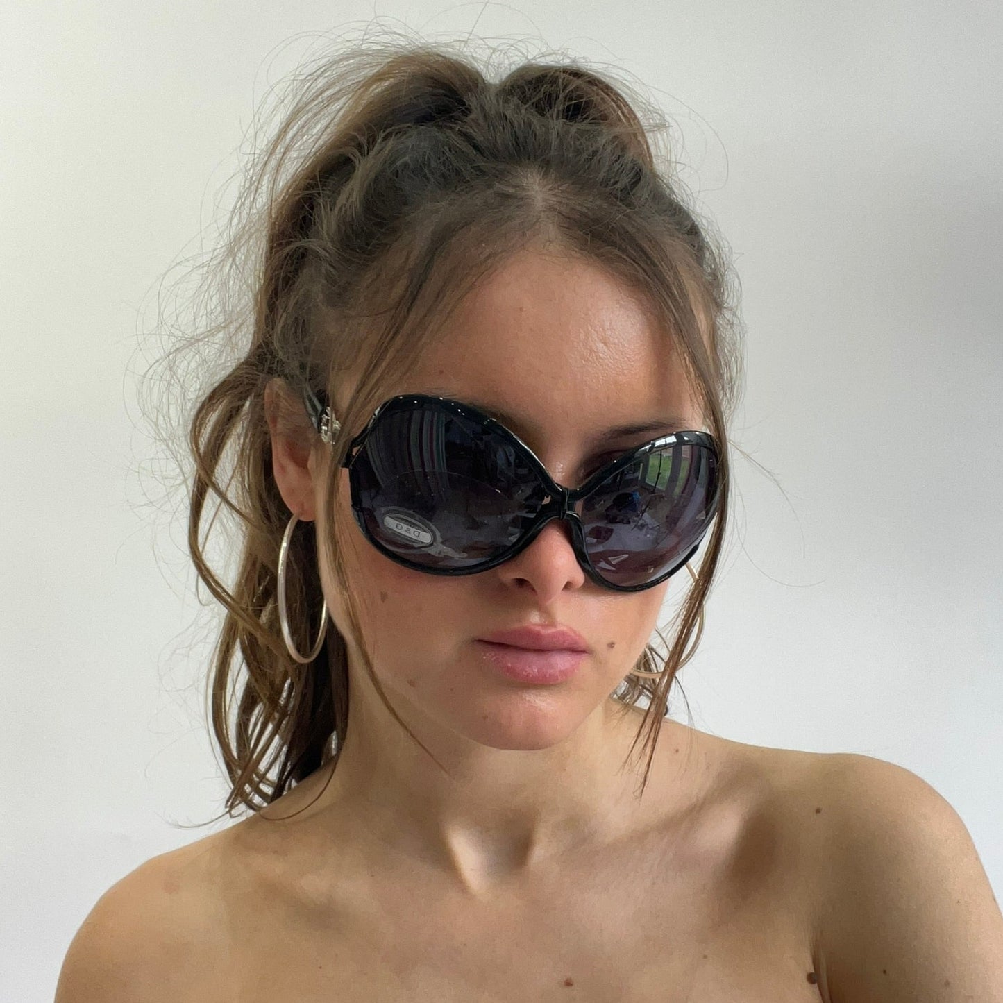🎁 #6 oversized dolce & gabanna style black sunglasses