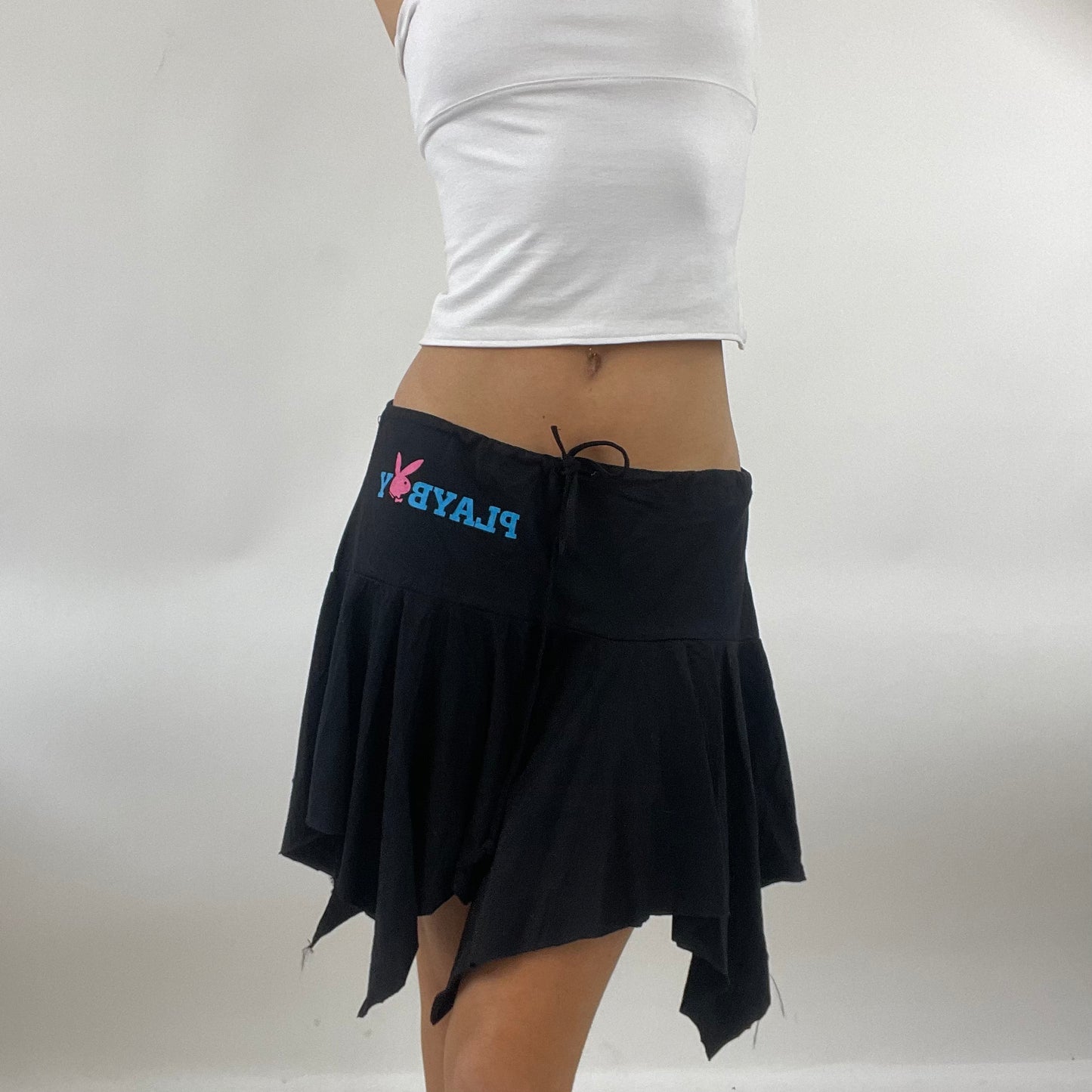 black playboy skirt