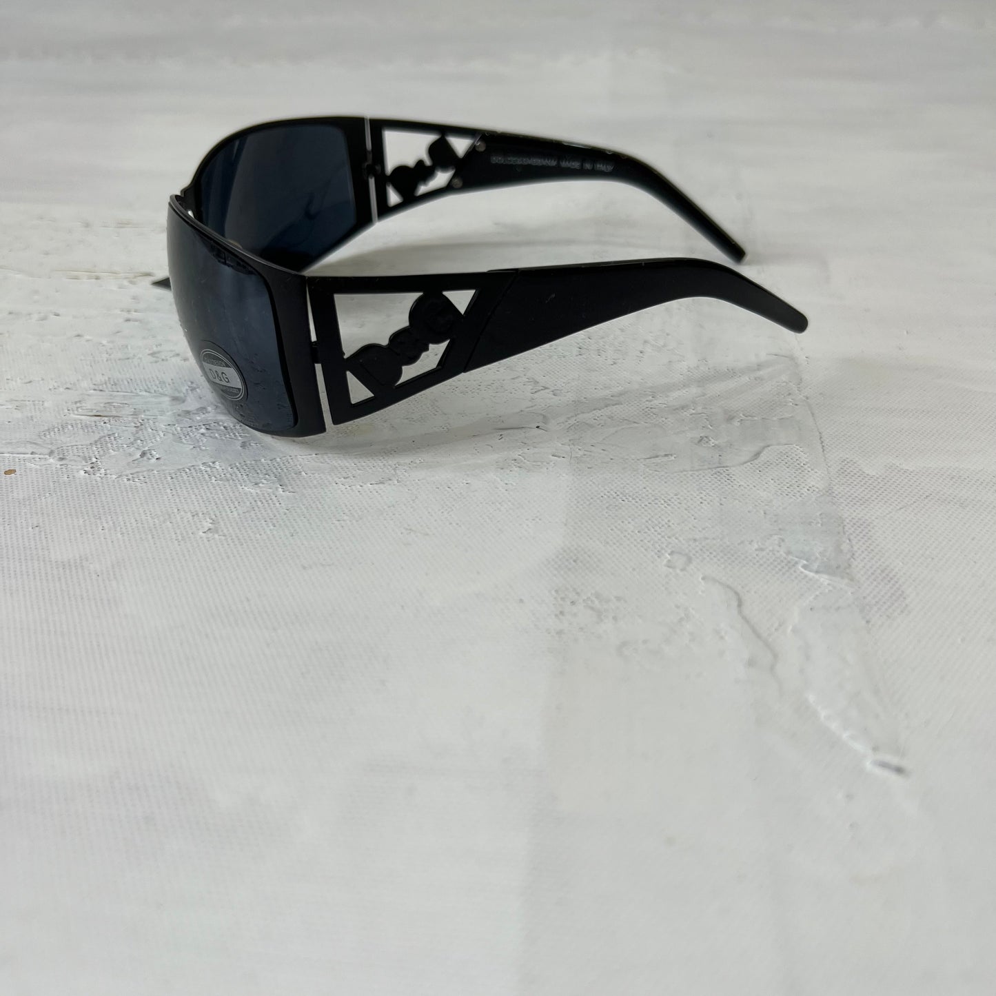matte black dolce & gabbana style sunglasses