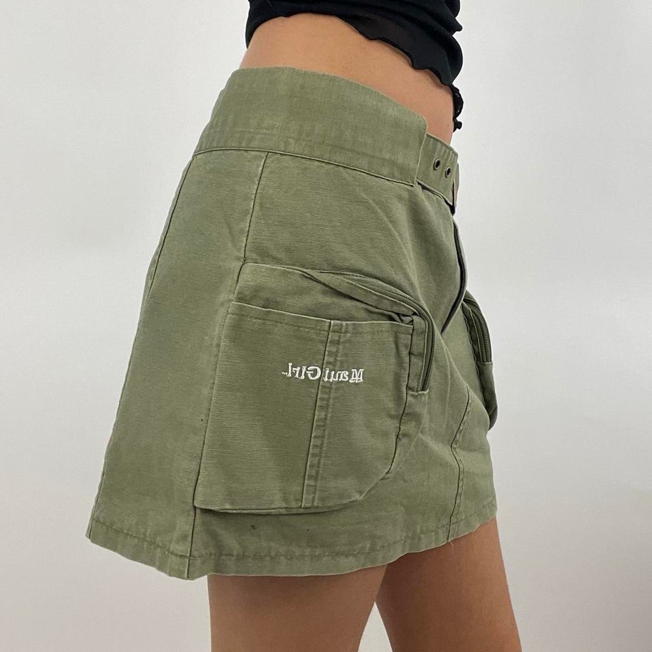 ‼️ FRESHERS FITS DROP | green cargo skirt