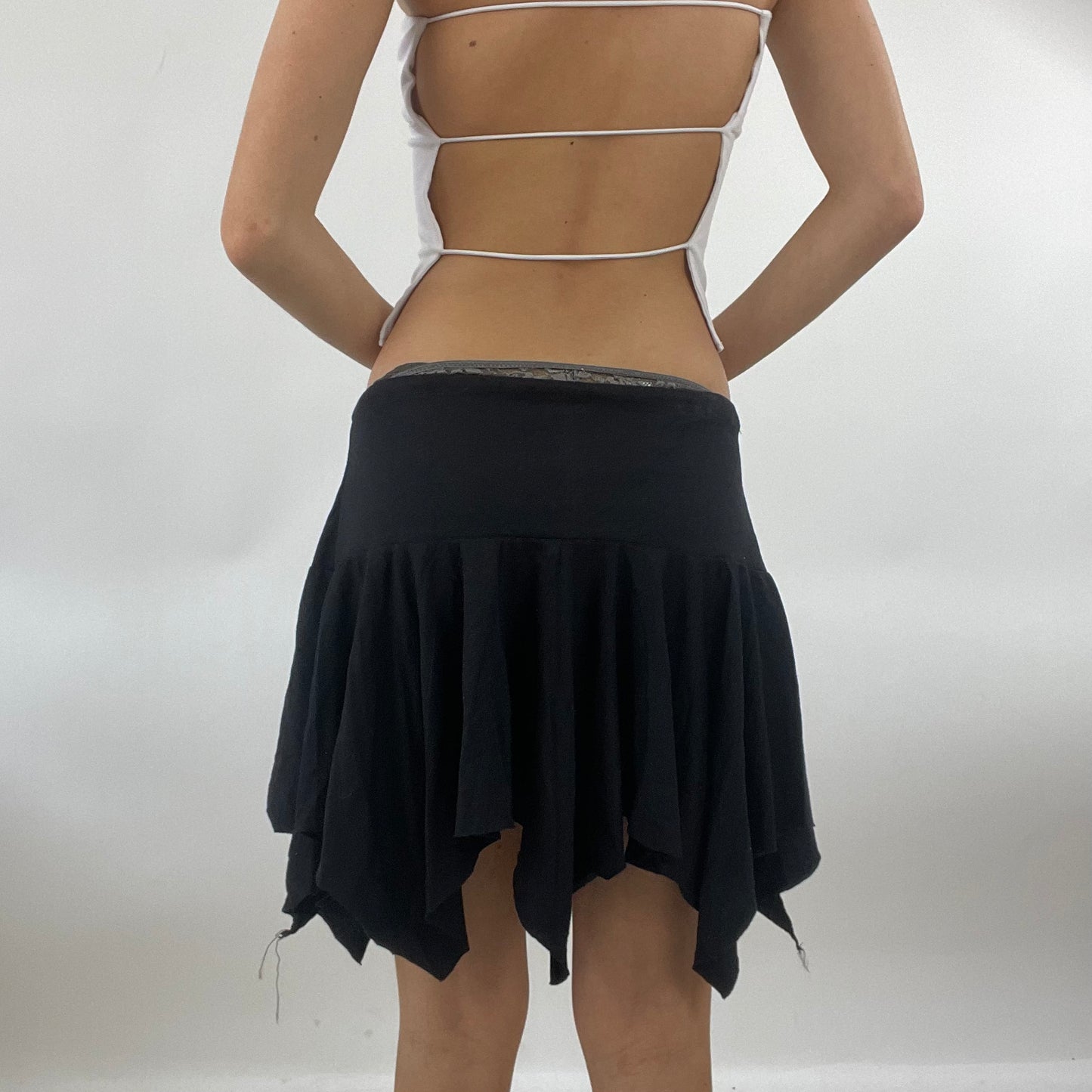 black playboy skirt